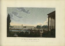 Vue de la place Louis XV, prise du palais de la Chambre des Députés, 1817-1824. Creator: Courvoisier-Voisin, Henri (1757-1830)