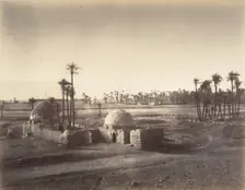 Vue de la Plaine de Thèbes prise du temple de Karnac, 1867. Creator: Gustave Le Gray