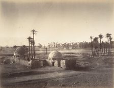 Vue de la Plaine de Thèbes prise du temple de Karnac, 1867. Creator: Gustave Le Gray