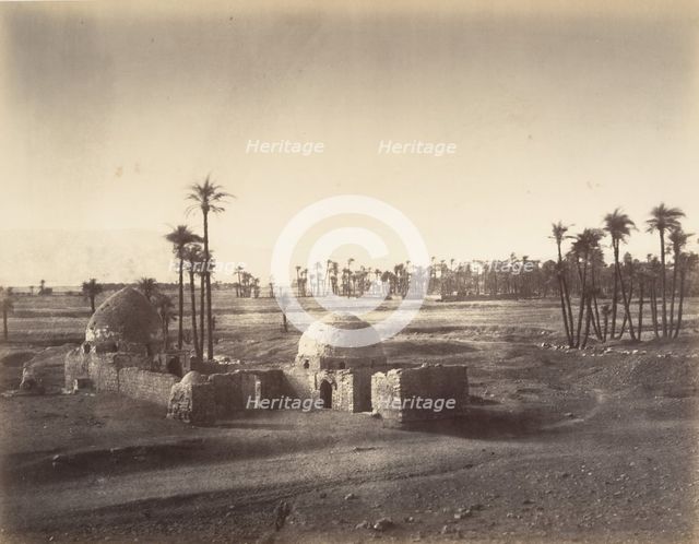 Vue de la Plaine de Thèbes prise du temple de Karnac, 1867. Creator: Gustave Le Gray.