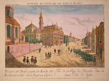 Vuë de la Rue des Recolets de Quebeck, c. 1770s