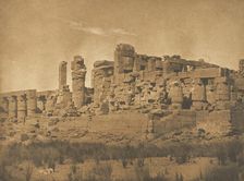 Vue de la Salle Hypostyle du palais de Karnac, prise sur l'angle N.E., 1849-50. Creator: Maxime du Camp