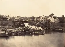 Vue de la Ville Chinoise (Cholen) Feuille No. 2, Saïgon, Cochinchine, 1866. Creator: Emile Gsell