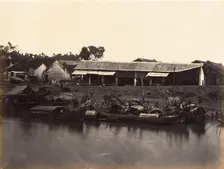 Vue de la Ville Chinoise (Cholen) Feuille No. 2, Saïgon, Cochinchine, 1866. Creator: Emile Gsell