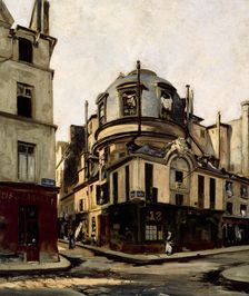 Vue de l'amphithéâtre de l'ancienne faculté de Médecine, à l'angle de la rue de la Bûcherie..., 1886 Creator: Emmanuel Lansyer