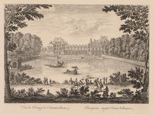 Vue de lEtang de Fontainebleau, 1666. Creator: Israël Silvestre (French, 1621-1691)