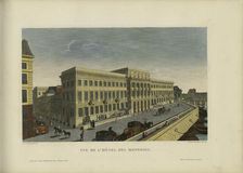 Vue de l'hôtel des Monnoies, 1817-1824. Creator: Courvoisier-Voisin, Henri (1757-1830)