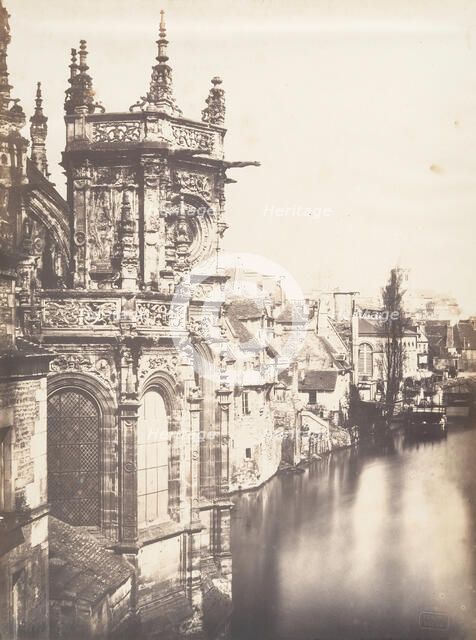 Vue de l'Odon, 1852-54. Creator: Edmond Bacot.