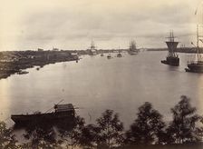 Vue de Saïgon (Feuille No. 3), 1866. Creator: Emile Gsell