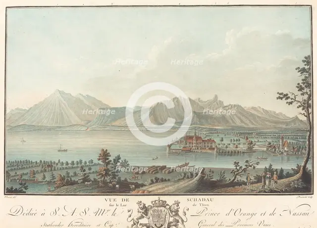 Vue de Schadau. Creator: Charles-Melchior Descourtis.