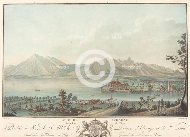 Vue de Schadau. Creator: Charles-Melchior Descourtis.