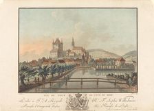 Vue de Thun du Cote du Midi, probably 1776. Creator: Jean Francois Janinet