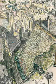 Vue De Valogne c1911. Artist: Georges Dupuis