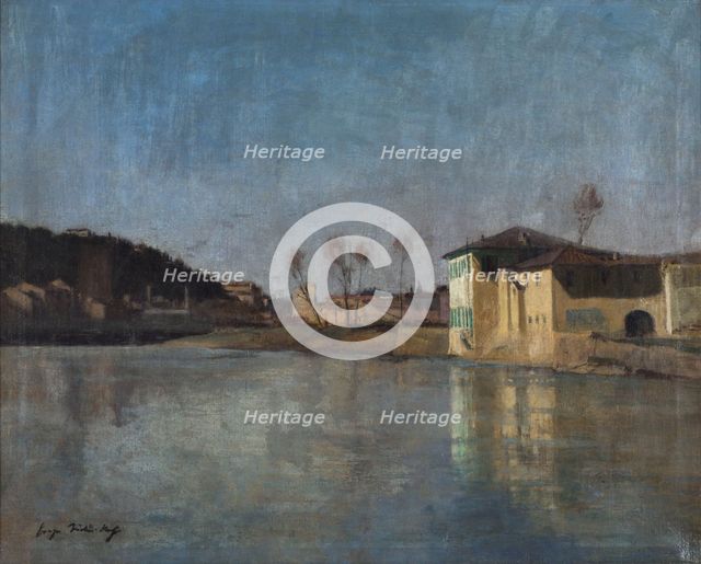 Vue des environs de Florence, late 19th-early 20th century Creator: Georges-Victor Hugo.