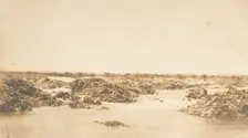 Vue des rapides de la Seconde Cataracte, March 1850. Creator: Maxime du Camp