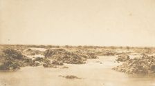 Vue des rapides de la Seconde Cataracte, March 1850. Creator: Maxime du Camp