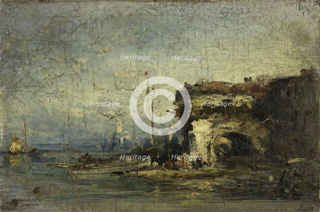 Vue d'Italie : la vieille porte. Creator: Felix Francois Georges Philibert Ziem.