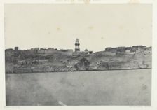 Vue Générale d'Esneh, Haute-Egypte, 1849/51, printed 1852. Creator: Maxime du Camp