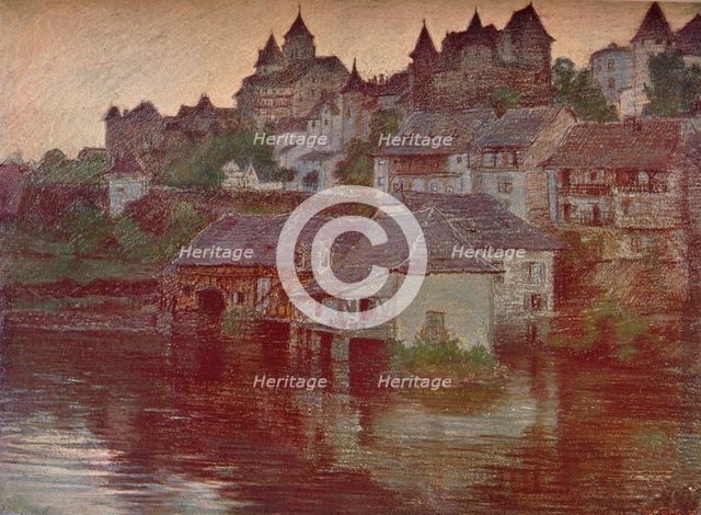 Vue Generale D'Uzerche Et De La Vezere (Cote Sud), 1913.(1914). Artist: Unknown