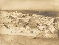 Vue générale du Cimetière de Siout, 1849-50. Creator: Maxime du Camp