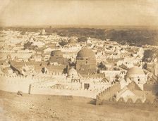 Vue générale du Cimetière de Siout, 1849-50. Creator: Maxime du Camp