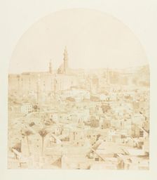 Vue générale du Kaire, prise de la Mosquée Tegloun, December 1849-January 1850. Creator: Maxime du Camp