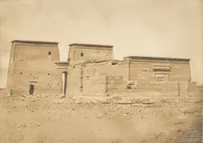 Vue générale du Temple de Dakkeh (Pselcis), prise au Nord, April 5, 1850. Creator: Maxime du Camp