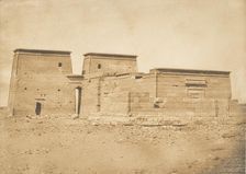 Vue générale du Temple de Dakkeh (Pselcis), prise au Nord, April 5, 1850. Creator: Maxime du Camp