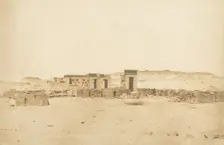 Vue générale du Temple et du Village de Déboude (Parembole), April 10, 1850. Creator: Maxime du Camp