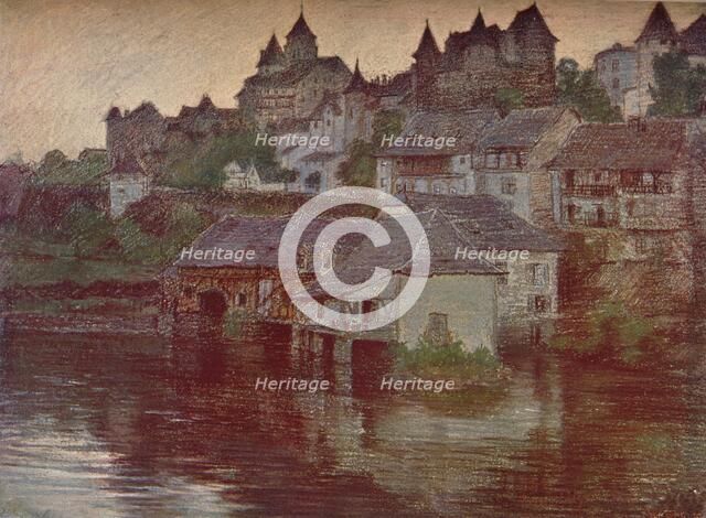 Vue Generale D'Uzerche Et De La Vezere (Cote Sud), 1913.(1914). Artist: Unknown