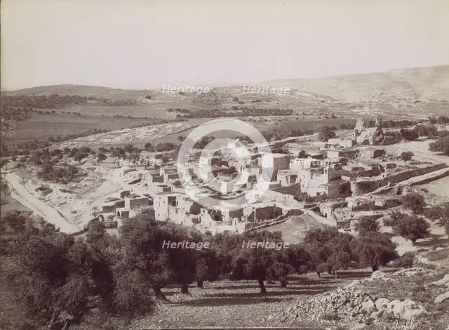 Vue générale de Bethany - General view of Bethany, ca. 1880. Creator: Felix Bonfils.