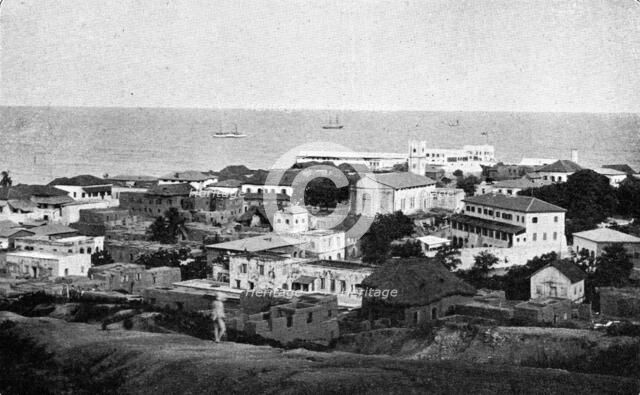 ''Vue generale de Cape Coast Castle. La Cote d'Or; L'Ouest Africain', 1914. Creator: Unknown.