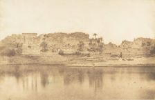 Vue générale de l'ile de Philae, prise de l'Est, 1849-50. Creator: Maxime du Camp