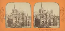 Vue Generale de la Cathedrale de Milan a Milan, 1860s. Creator: Adolphe Block