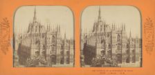Vue Generale de la Cathedrale de Milan a Milan, 1860s. Creator: Adolphe Block