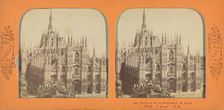 Vue Generale de la Cathedrale de Milan a Milan, 1860s. Creator: Adolphe Block