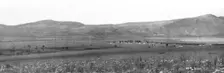 Vue generale de la position bulgare de la Mala-Reka, que l'armee franco-russe a attaquee..., 1916. Creator: Unknown