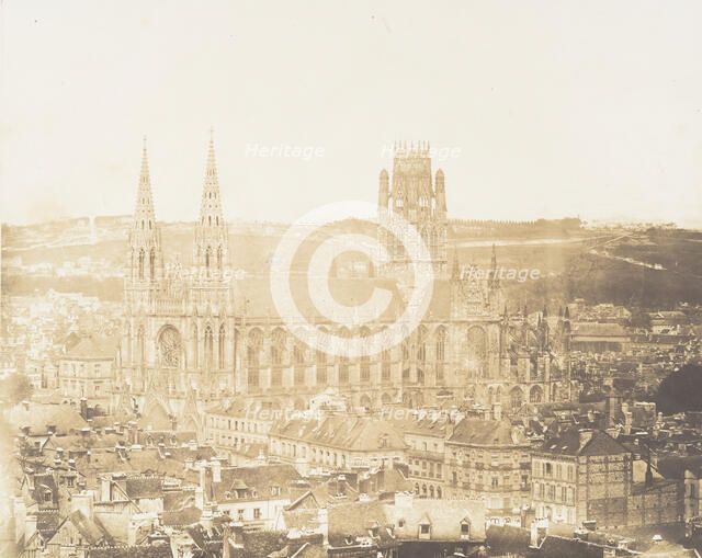 Vue générale de Saint-Ouen, 1852-54. Creator: Edmond Bacot.