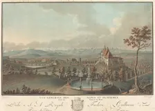 Vue generale des Alpes et Glaciers. Creator: Charles-Melchior Descourtis