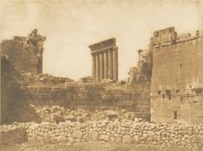 Vue générale des ruines de Baâlbek, prise à l'Est, September 1850. Creator: Maxime du Camp