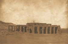 Vue générale des Ruines du Rhamesseum, à Thèbes (Tombeau d'Osymandian), 1849-50. Creator: Maxime du Camp