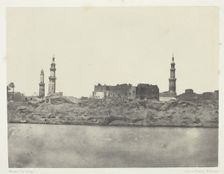 Vue Générale, Girgeh, Haute-Egypte, 1849/51, printed 1852. Creator: Maxime du Camp