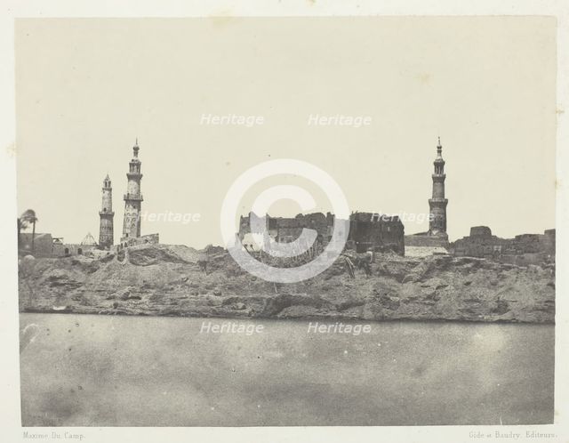 Vue Générale, Girgeh, Haute-Egypte, 1849/51, printed 1852. Creator: Maxime du Camp.