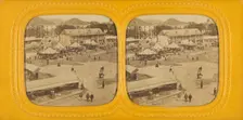 Vue Instantanee de Paris. Foire au pain d'epices. Place du Trone, 1860s. Creator: E Lamy