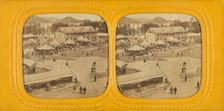 Vue Instantanee de Paris. Foire au pain d'epices. Place du Trone, 1860s. Creator: E Lamy