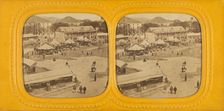 Vue Instantanee de Paris. Foire au pain d'epices. Place du Trone, 1860s. Creator: E Lamy