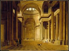 Vue intérieure du Panthéon, c1810. Creator: Louis Leopold Boilly