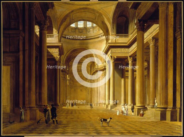 Vue intérieure du Panthéon, c1810. Creator: Louis Leopold Boilly.