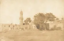 Vue prise à Béni-Souef, 1850. Creator: Maxime du Camp