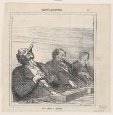 Vue prise à droite, 1872. Creator: Honore Daumier